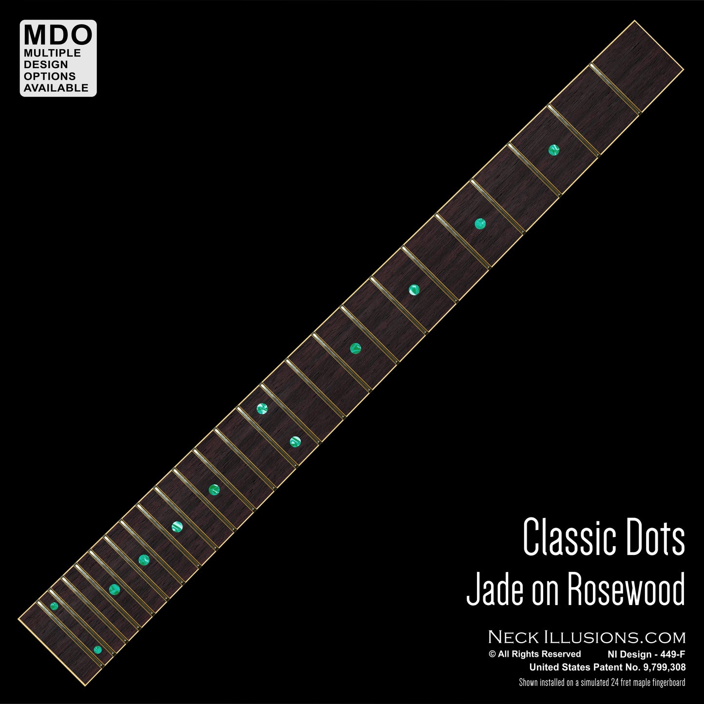 Classic Dots on Rosewood