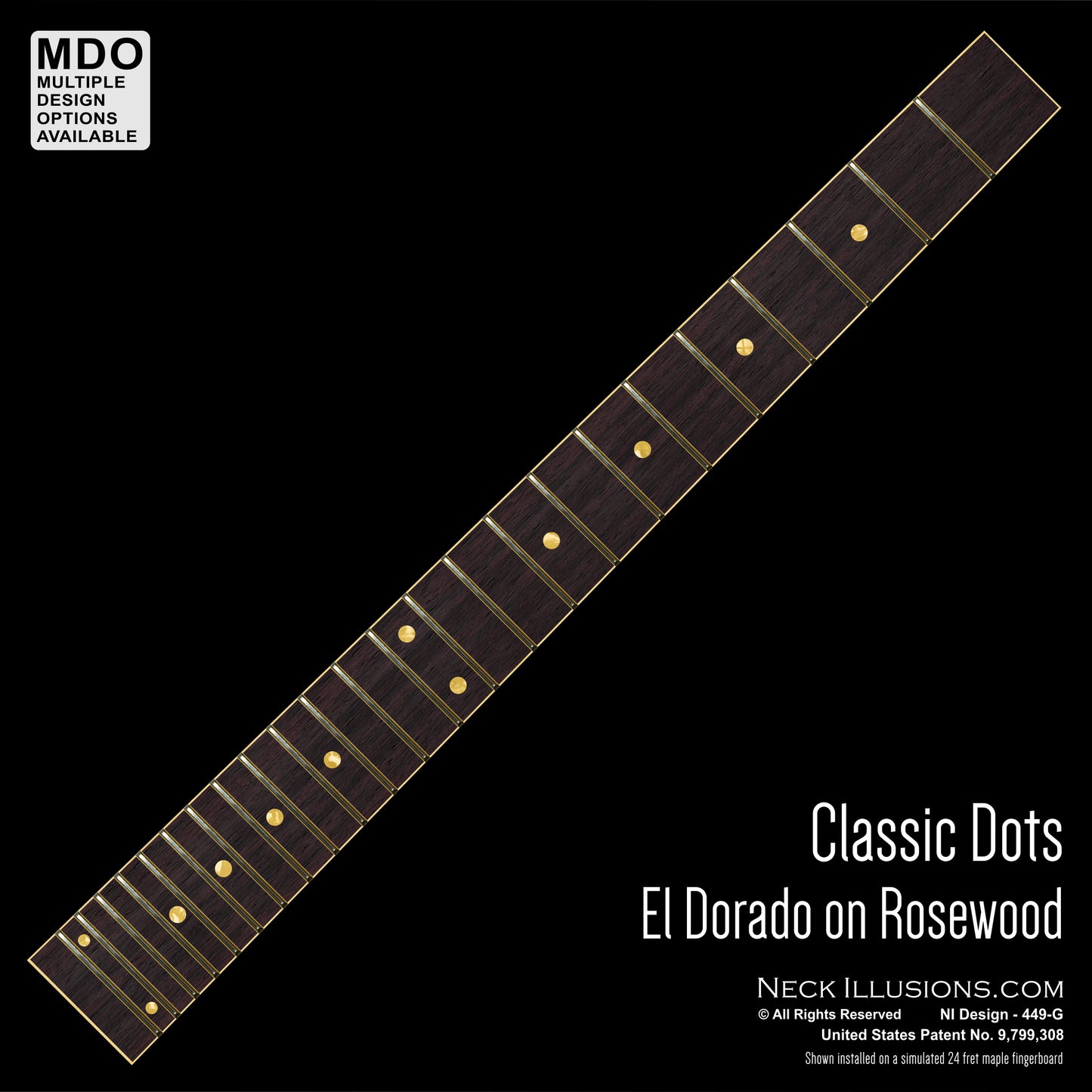 Classic Dots on Rosewood