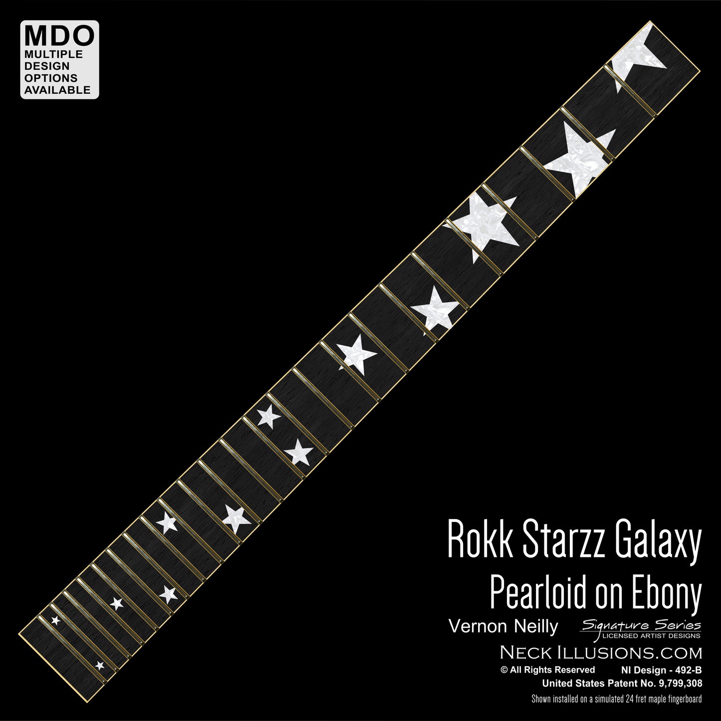 Vernon Neilly - Rokk Starzz Galaxy on Ebony