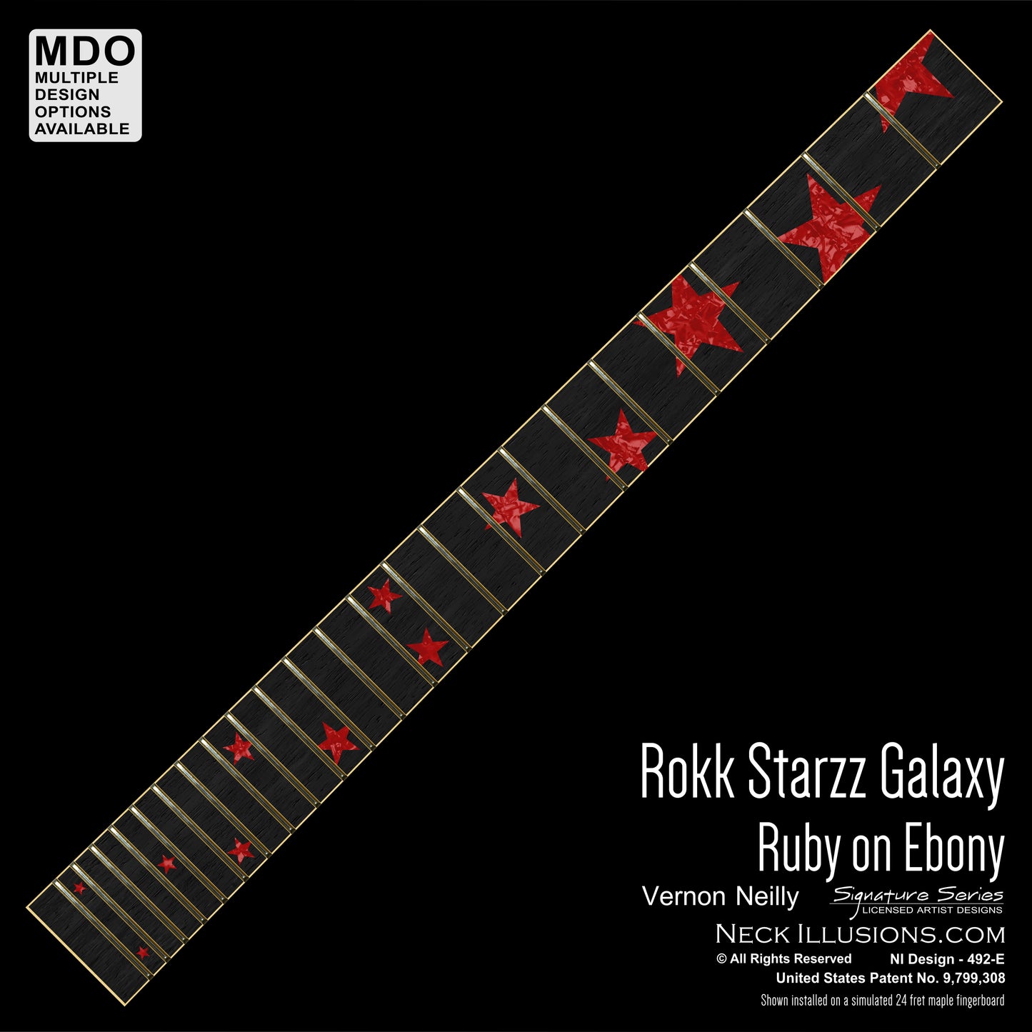 Vernon Neilly - Rokk Starzz Galaxy on Ebony