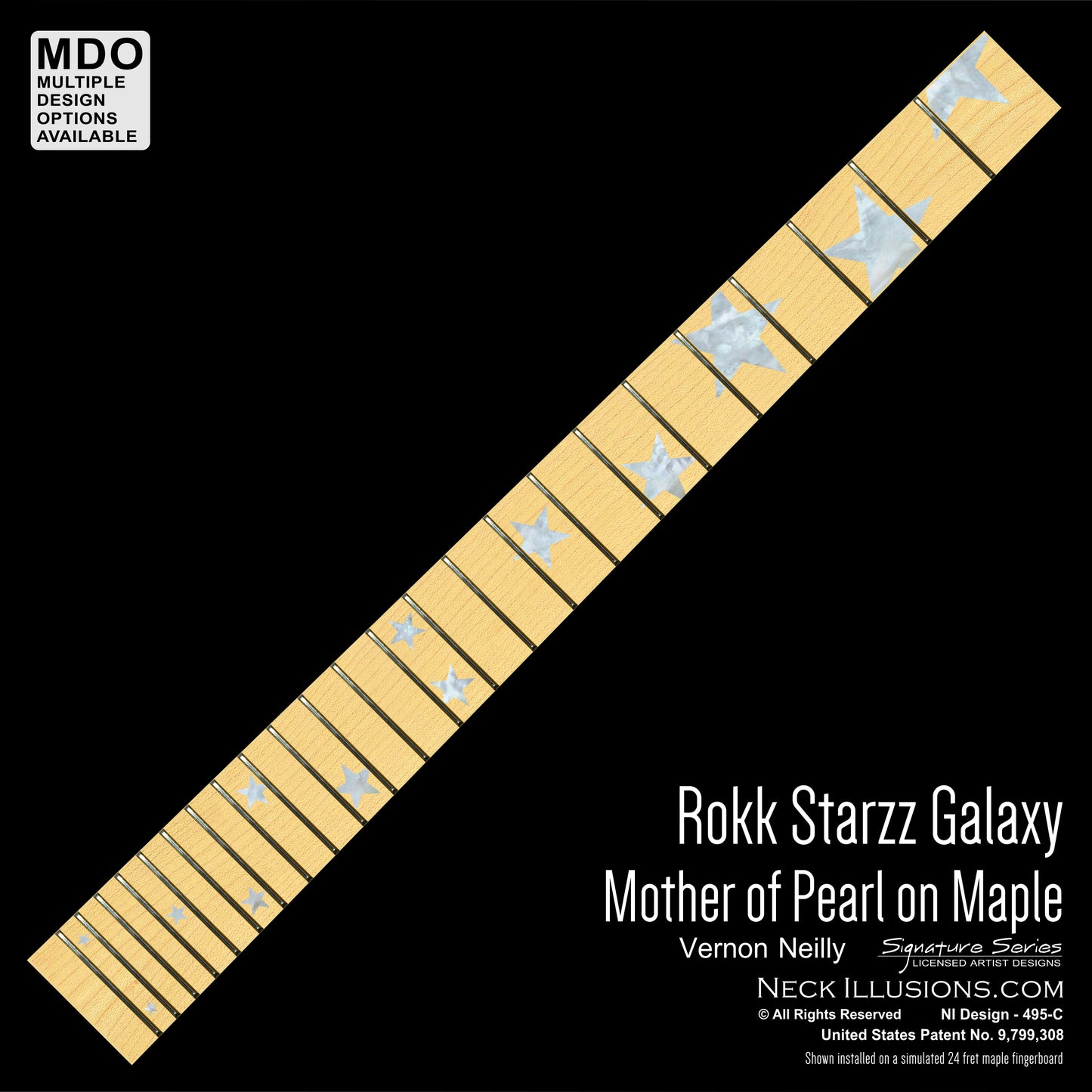 Vernon Neilly - Rokk Starzz Galaxy on Maple
