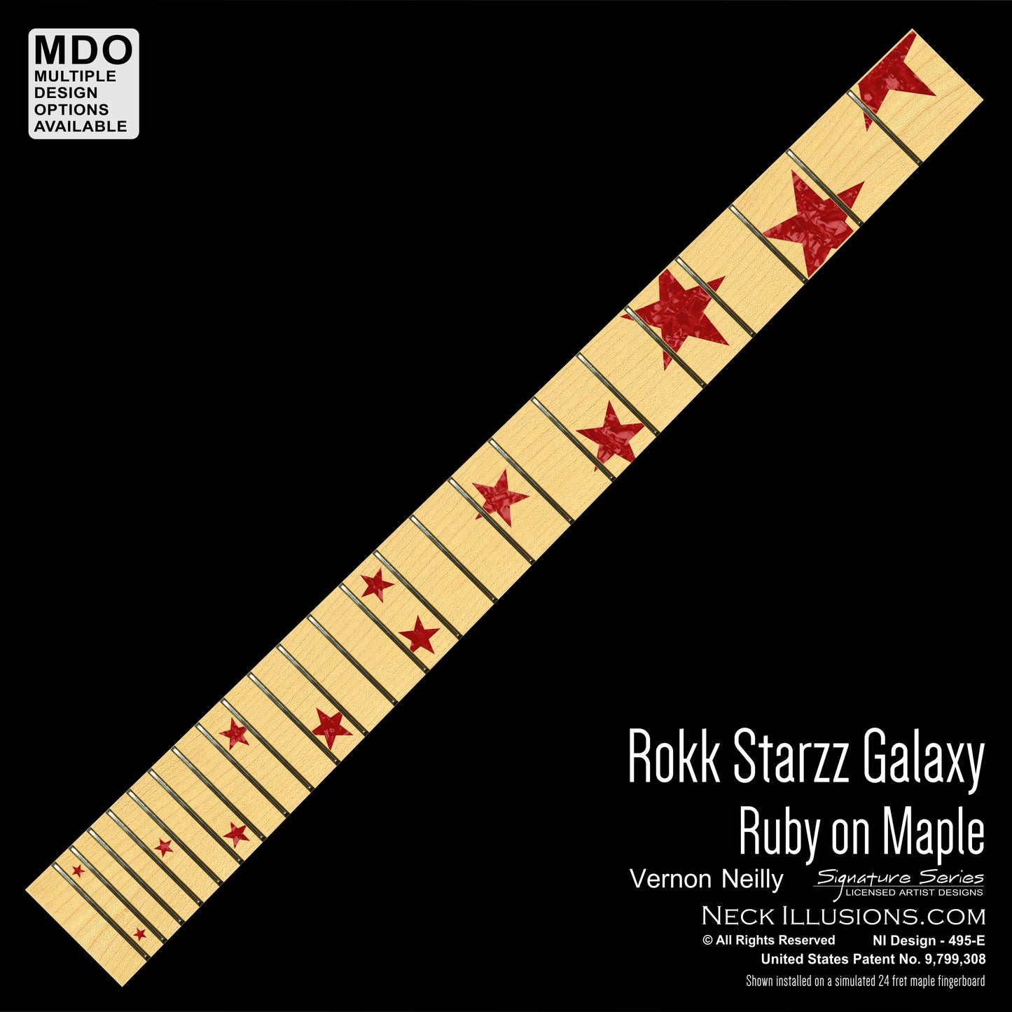 Vernon Neilly - Rokk Starzz Galaxy on Maple