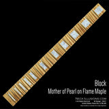 Blocks on Flame Maple