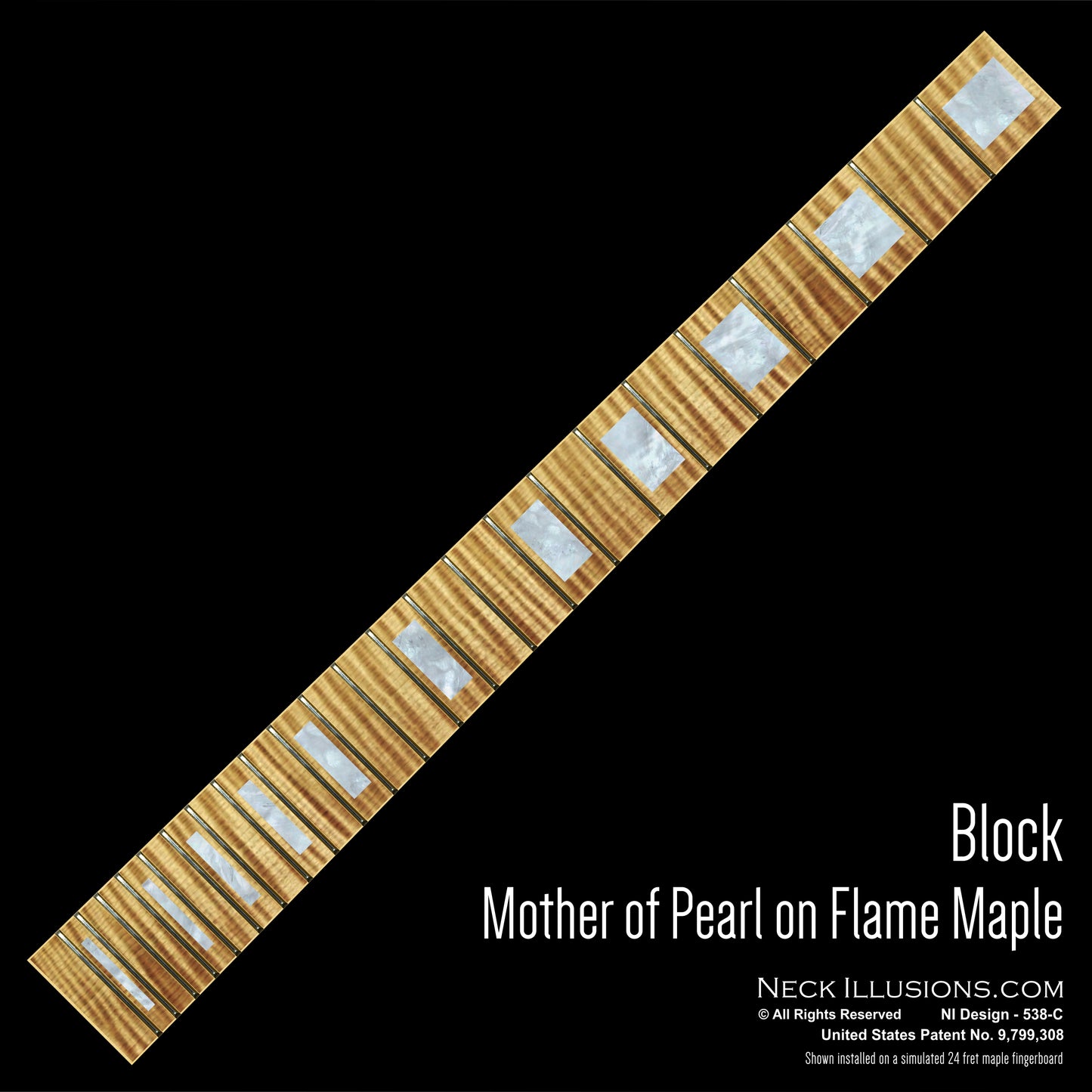 Blocks on Flame Maple