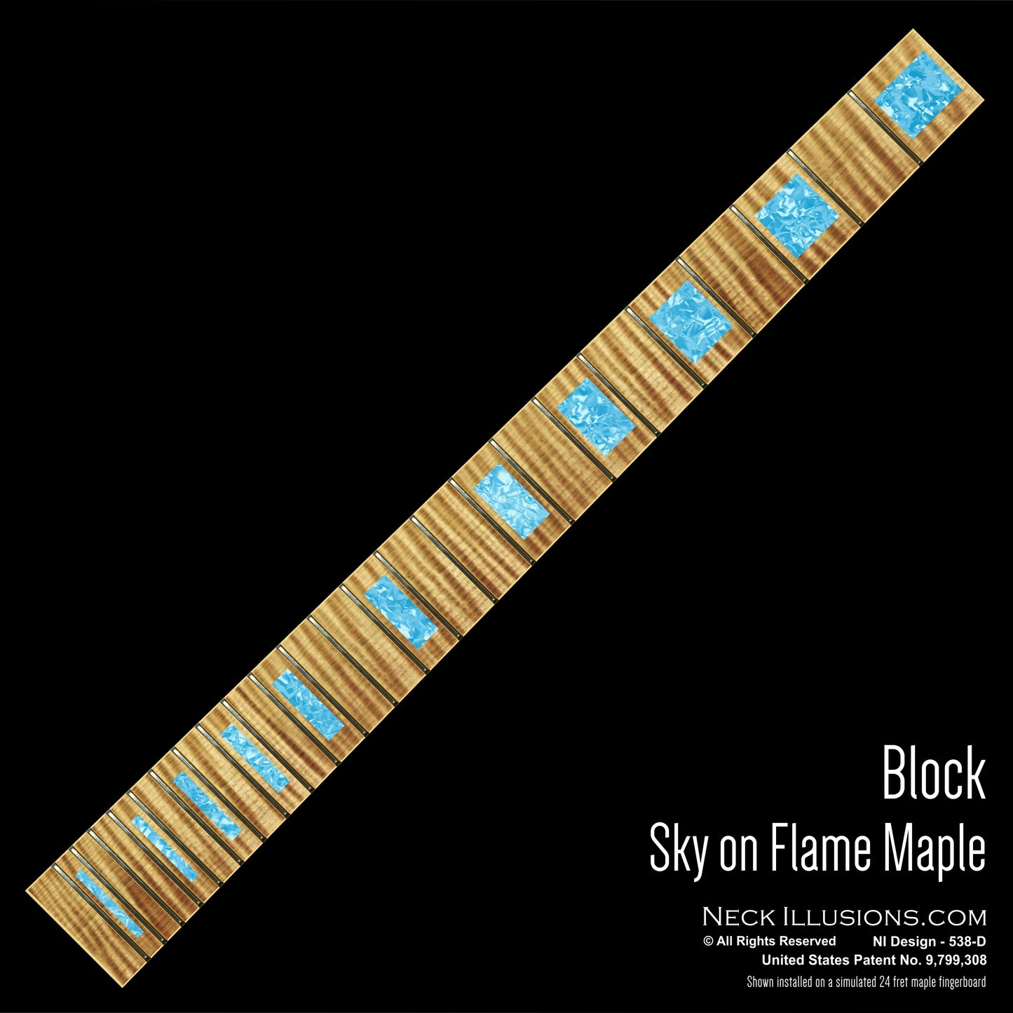 Blocks on Flame Maple