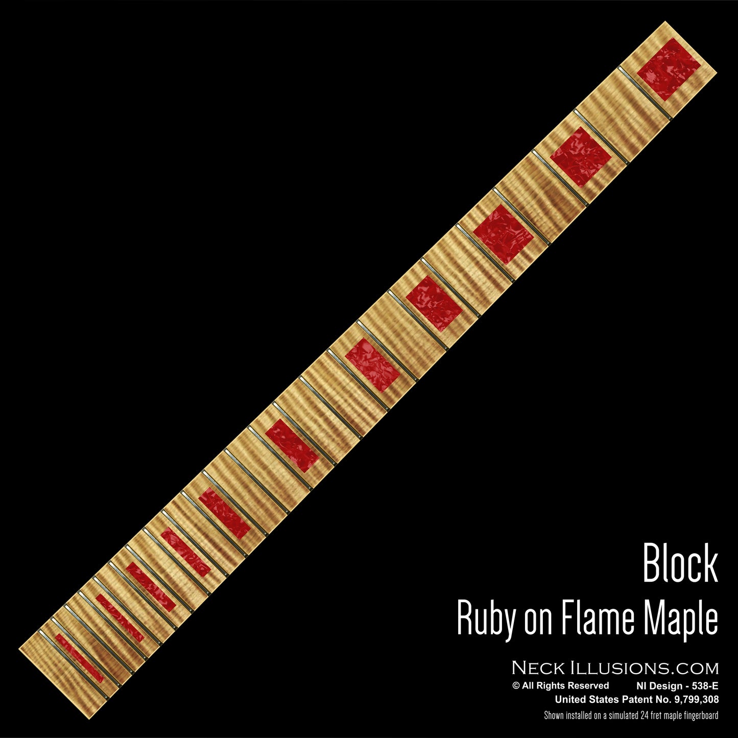 Blocks on Flame Maple