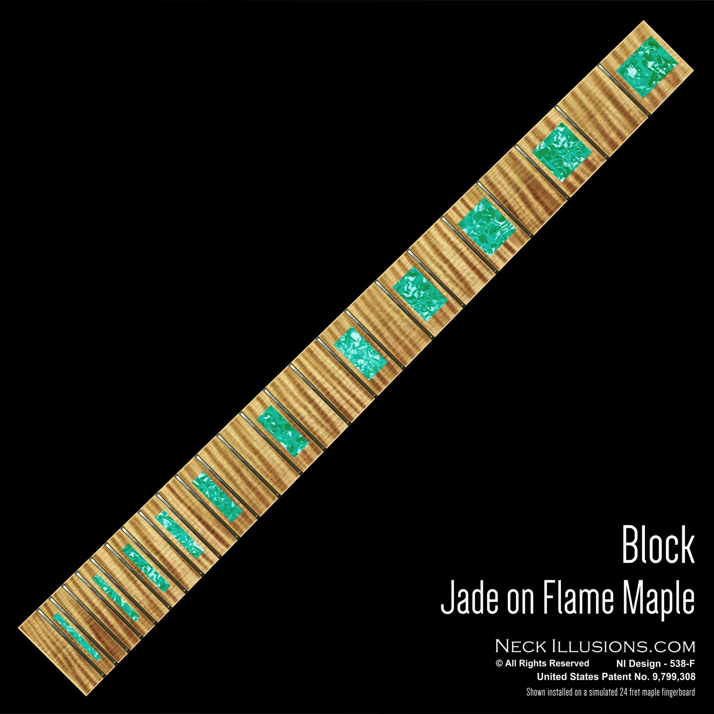 Blocks on Flame Maple