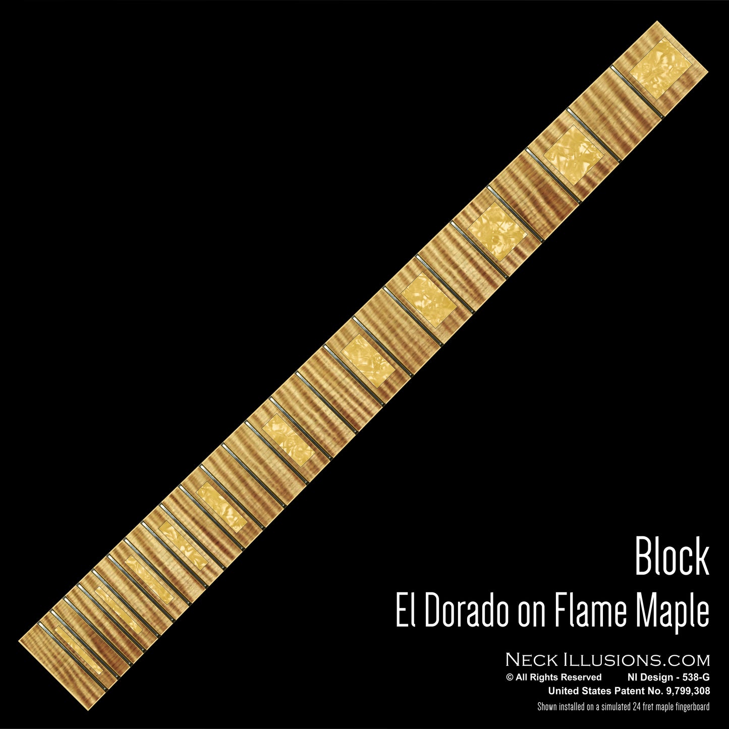 Blocks on Flame Maple
