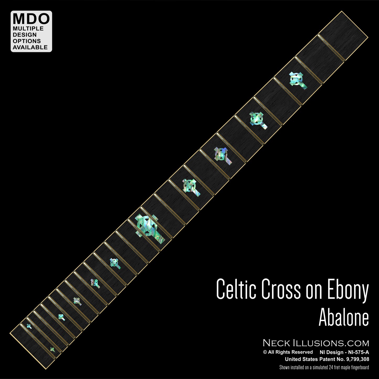Celtic Cross on Ebony