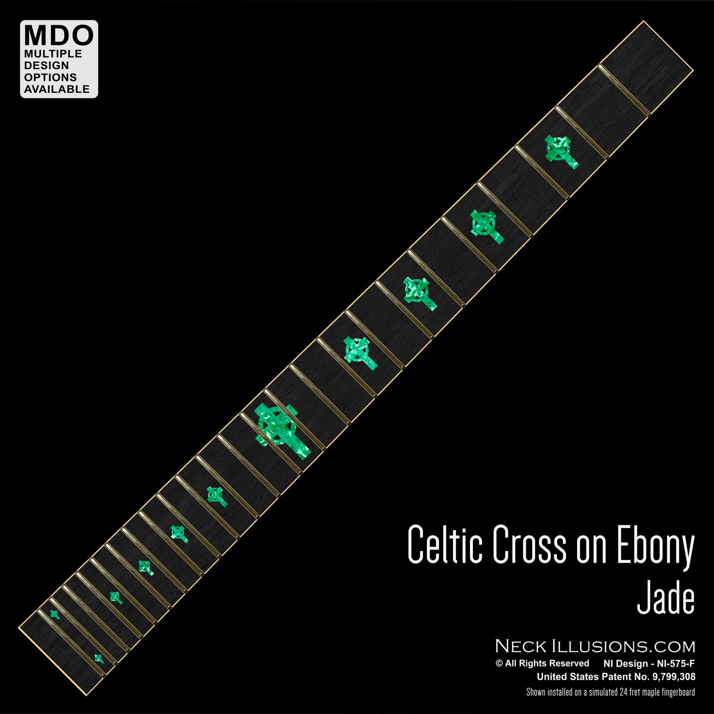Celtic Cross on Ebony