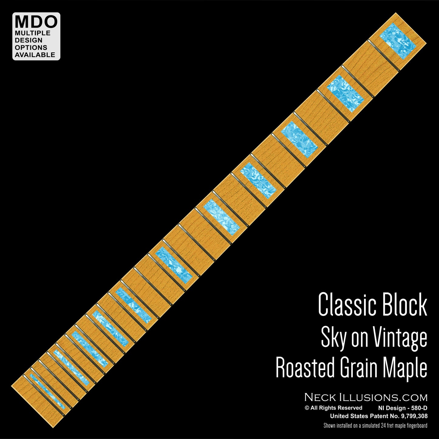 Classic Blocks on Vintage Roasted Grain Maple
