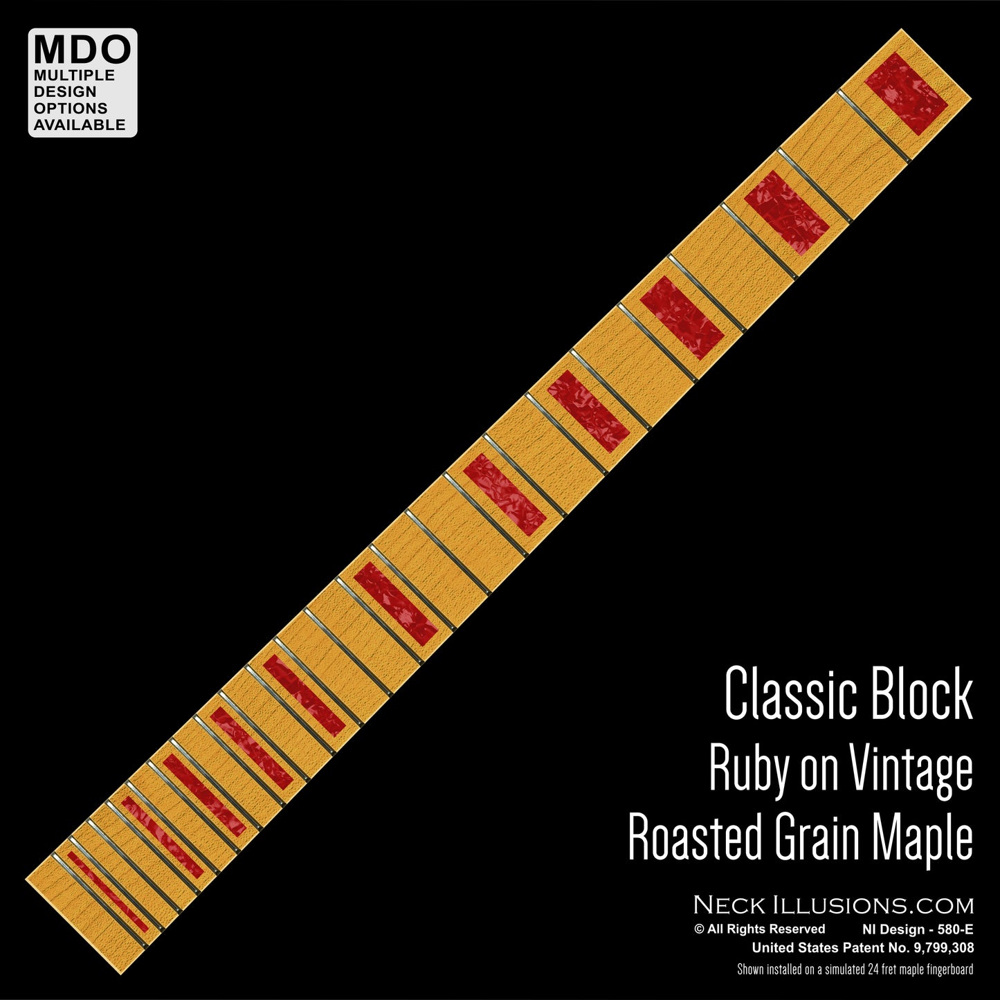 Classic Blocks on Vintage Roasted Grain Maple